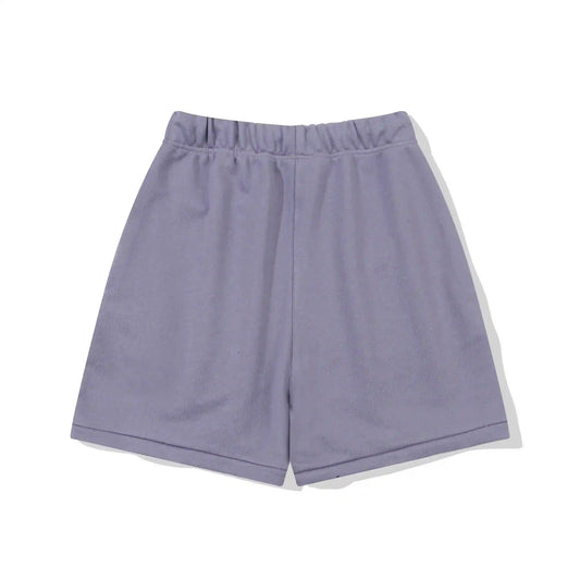 Essentials pastel purple sweat shorts by Fear of God detail view street style