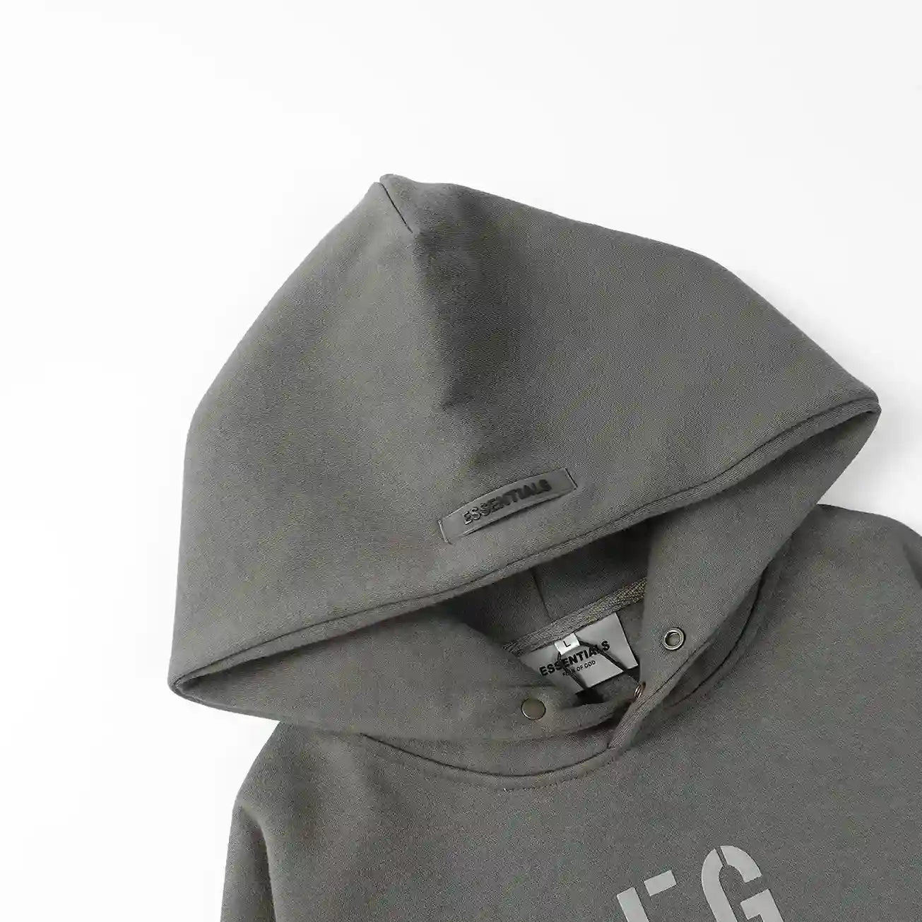 Fear of God ESSENTIALS FG Grey Hoodie