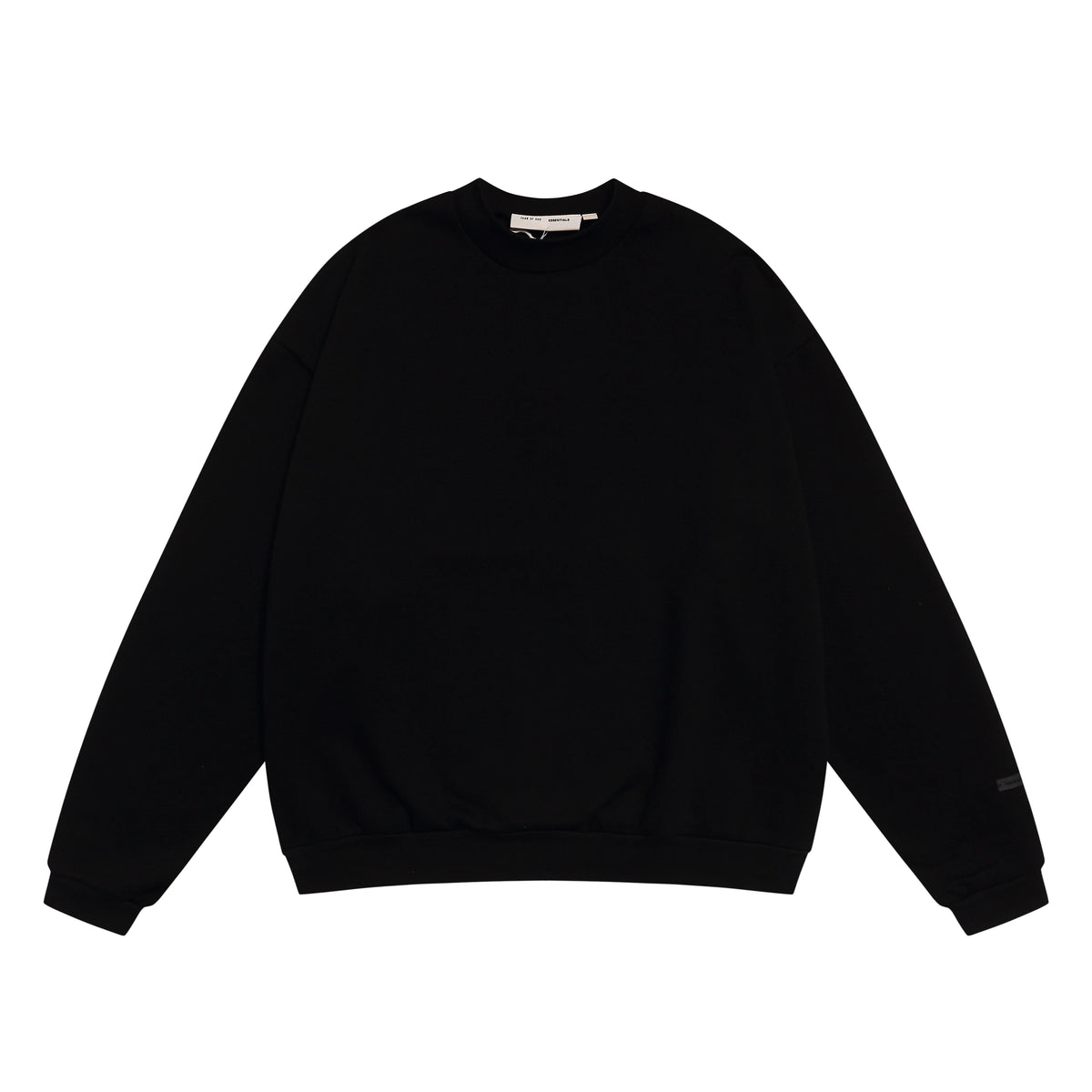 Black Essentials Tracksuit Pullover