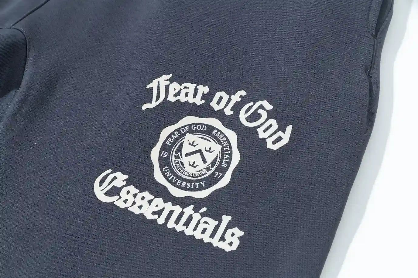 Essentials streetwear blue sweatpants by Fear of God outfit