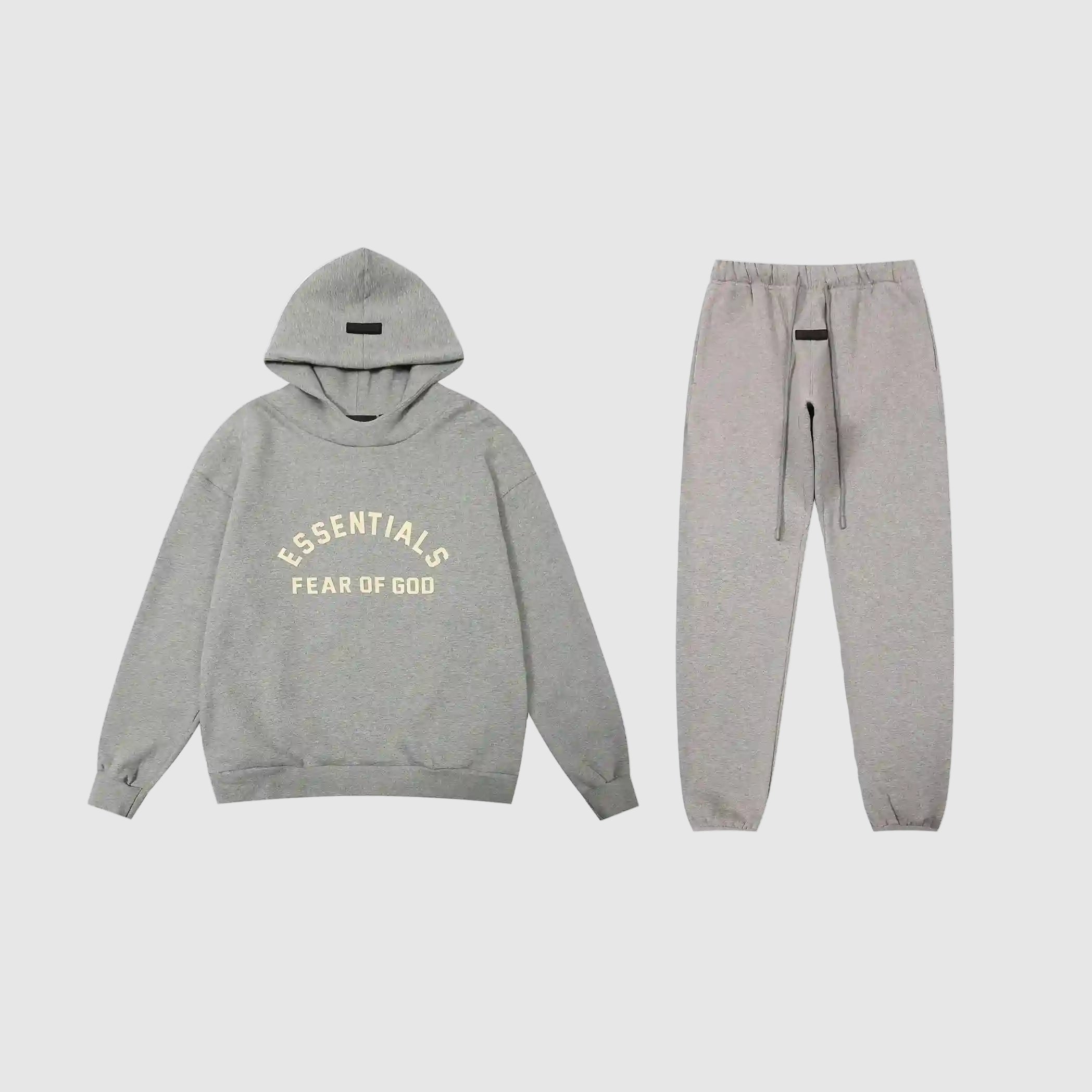ESSENTIALS Clothing Dark Heather Oatmeal Tracksuit