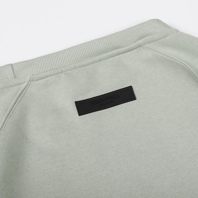 Cement Gray Essentials Sweatshirt, Relaxed Fit
