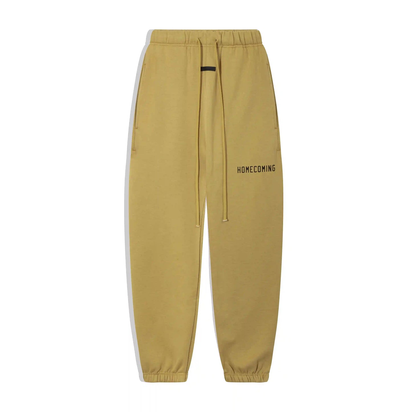 Styled Essentials garden yellow cozy fleece tracksuit for everyday casual wear by Fear Of God