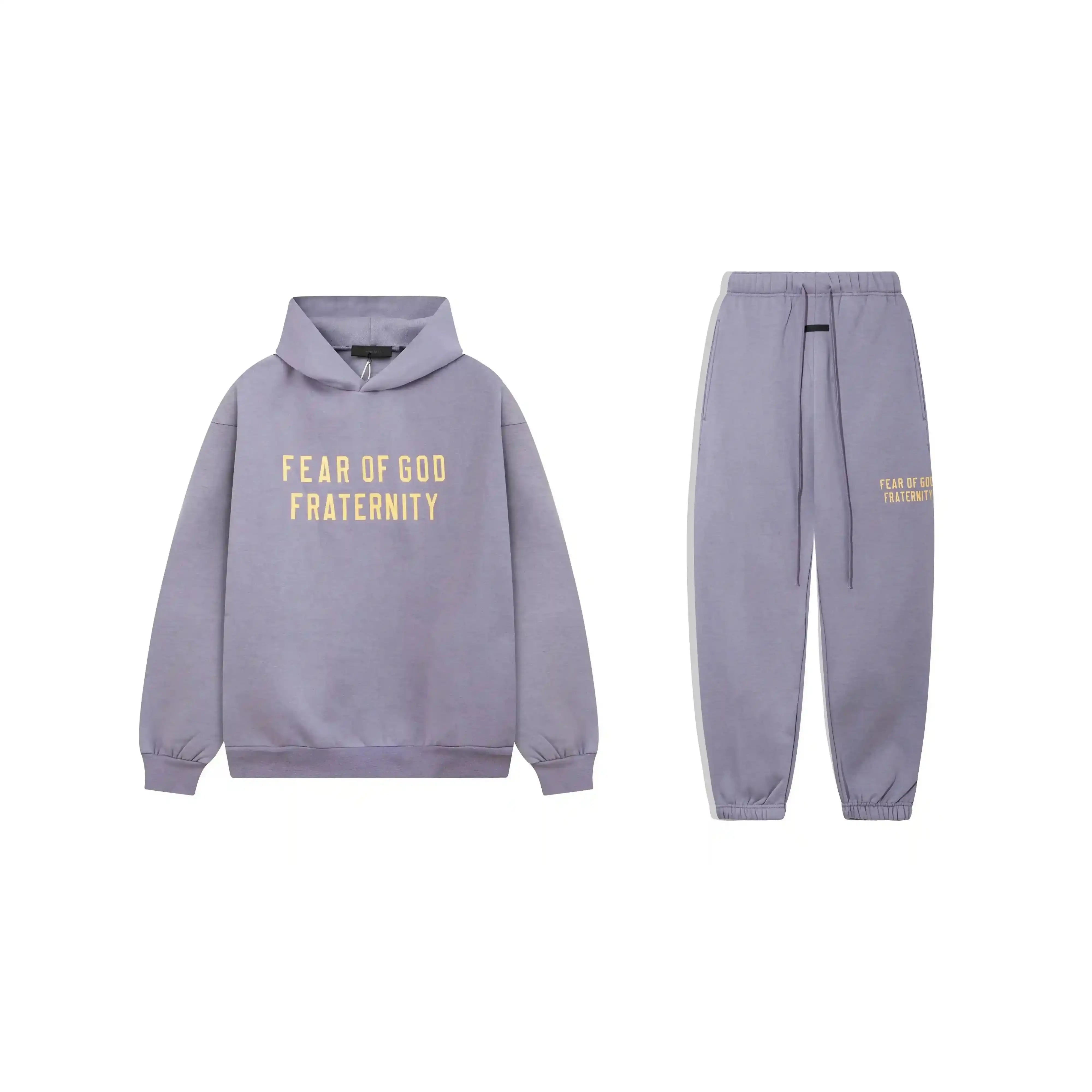 ESSENTIALS Clothing Pastel Purple Tracksuit