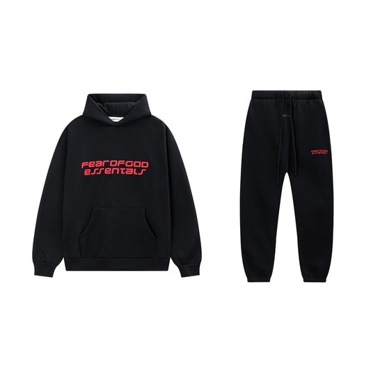 Black Essentials Tracksuit Pullover