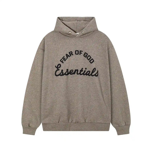 Fear of God Essentials Gray Stone Hoodie | Deep Stone Grey Essentials Hoodie