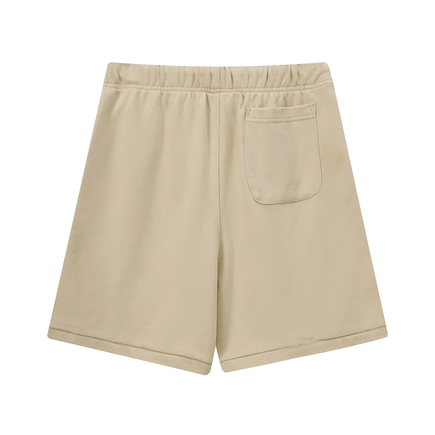 Fear of God Essentials Calm Shell fleece shorts relaxed fit side view