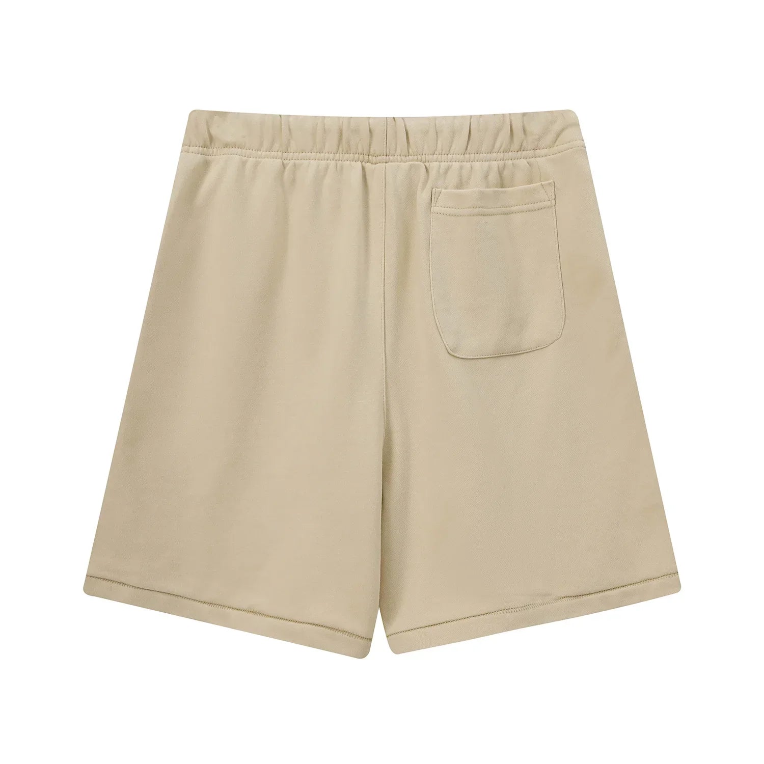 Fear of God Essentials Calm Shell fleece shorts relaxed fit side view