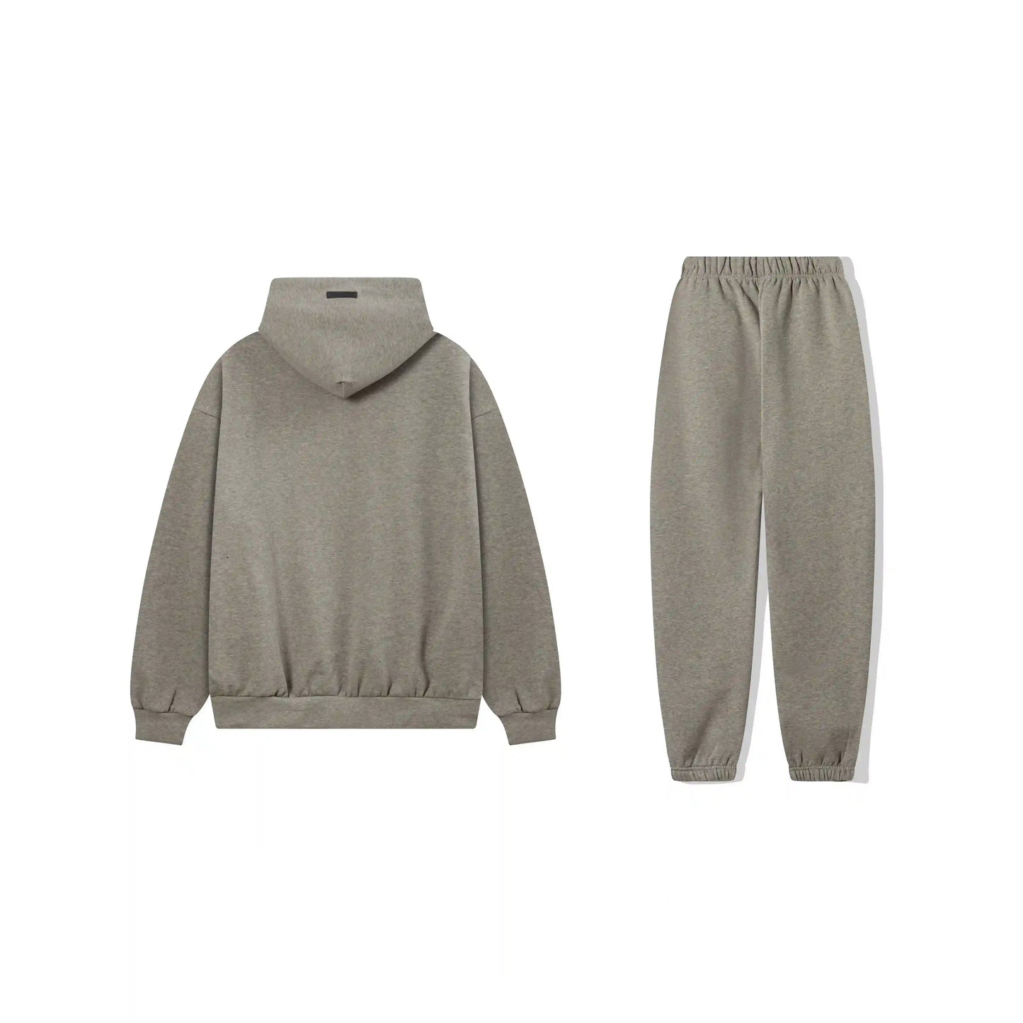 Fear of God Essentials heathered grey tracksuit full set relaxed fit