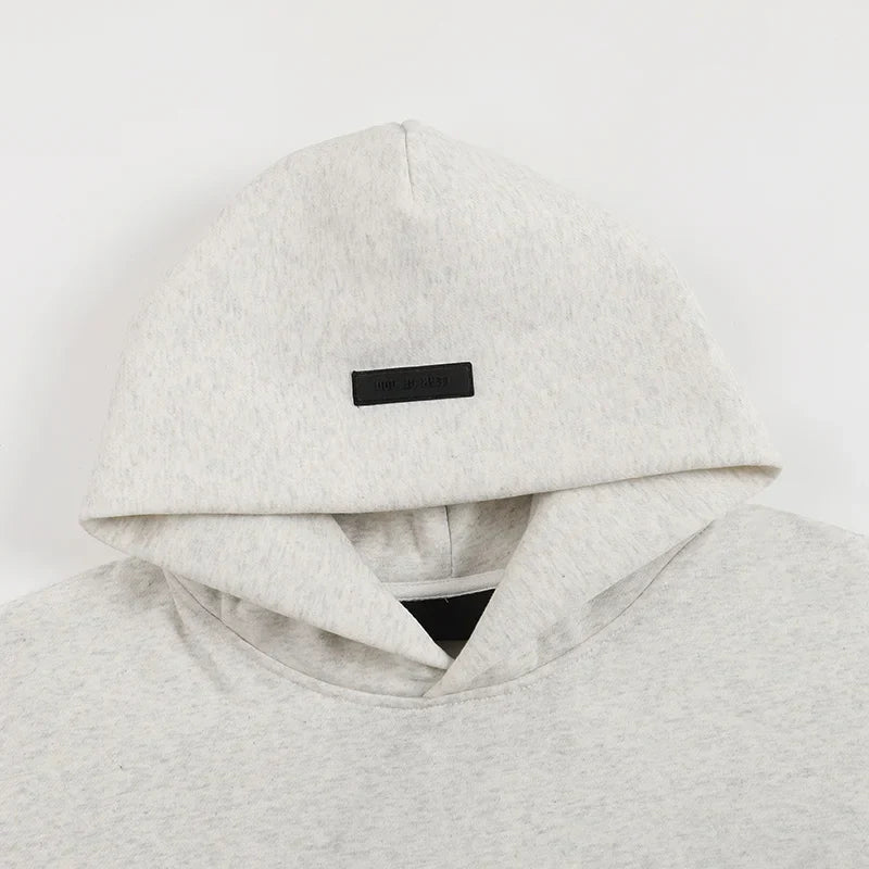 essentials cloud dance hoodie front view minimalist design