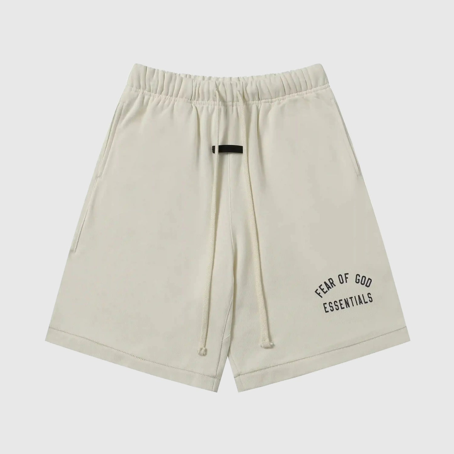 Essentials cloud dance everyday shorts by Fear of God front view