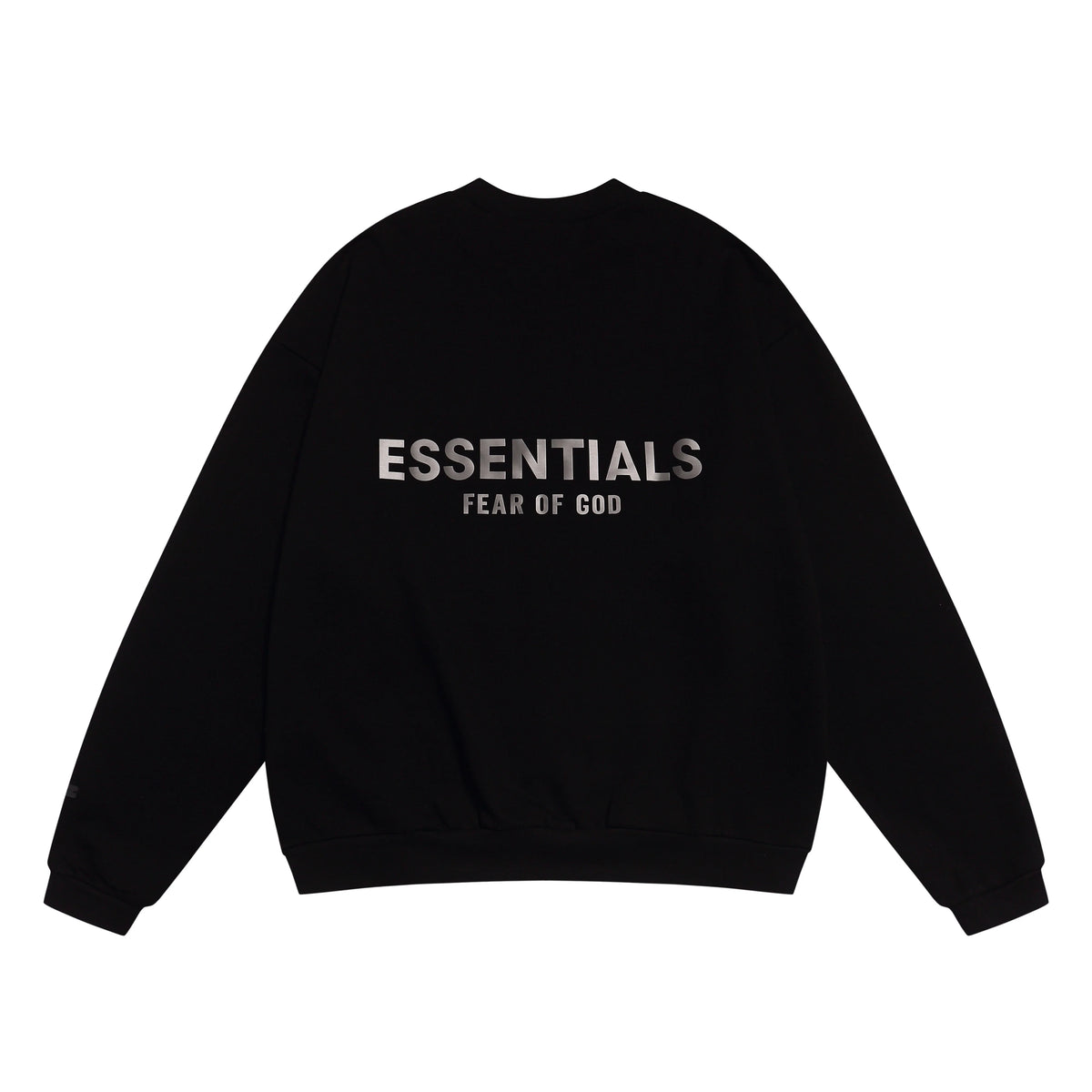 Black Essentials Tracksuit Pullover