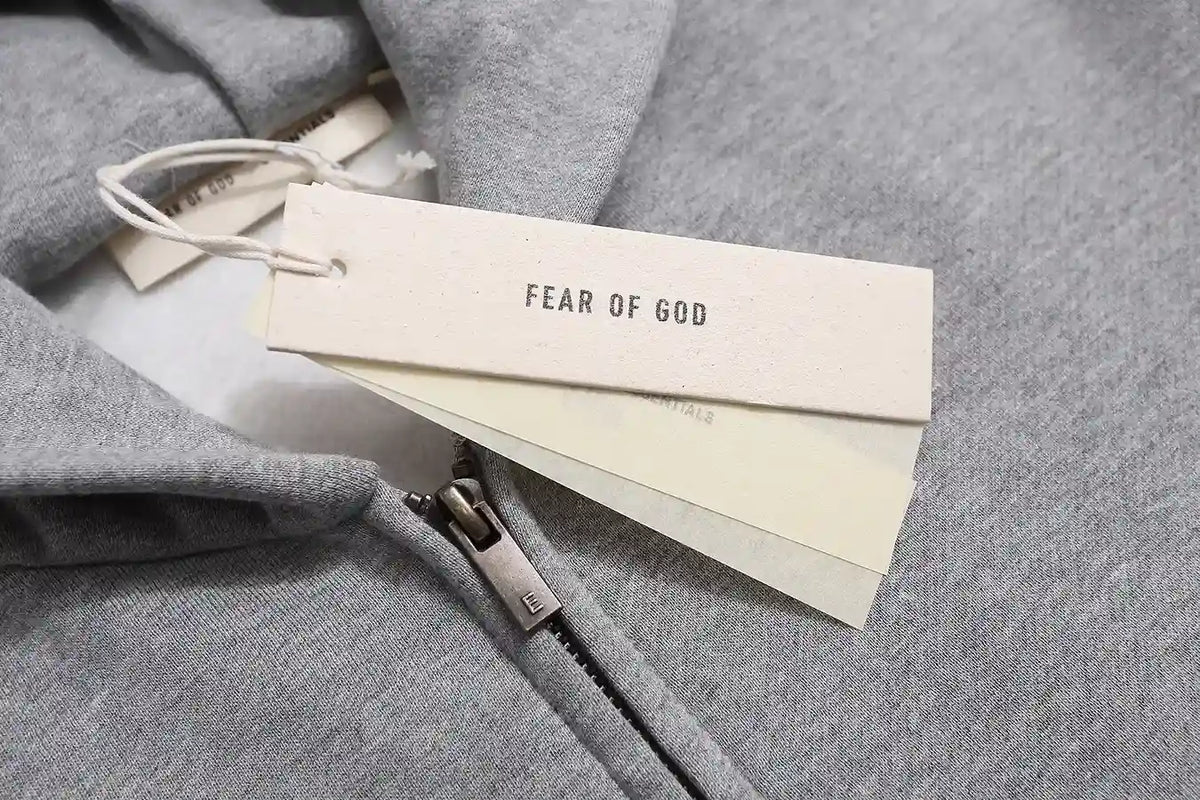 Cloudy Gray Essentials Tracksuit Pullover