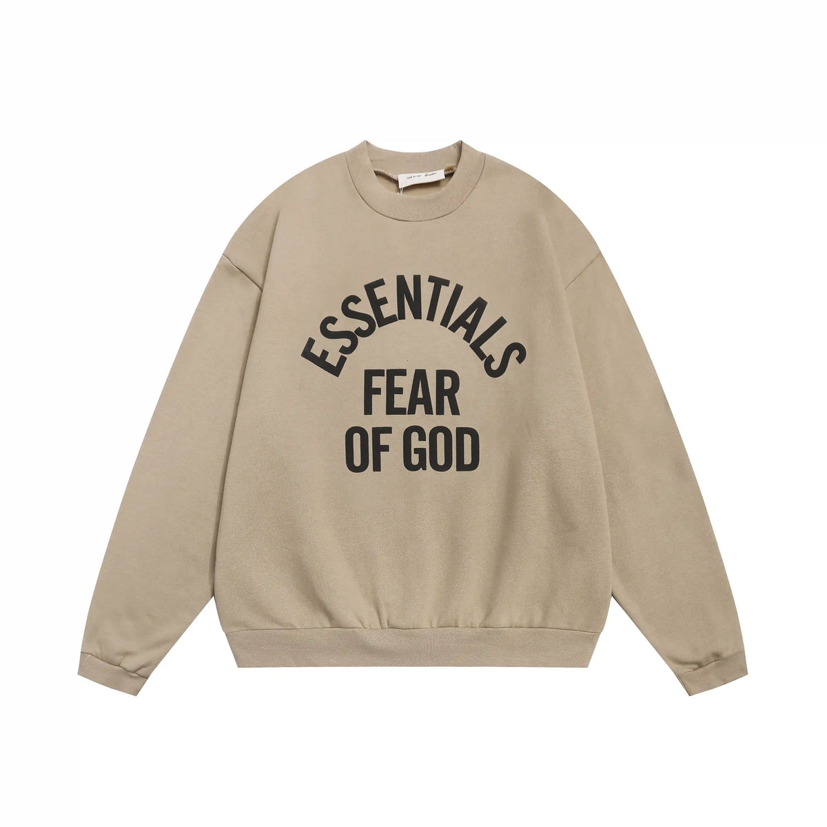 Light Sand Dune Essentials Sweatshirt for Everyday Layering