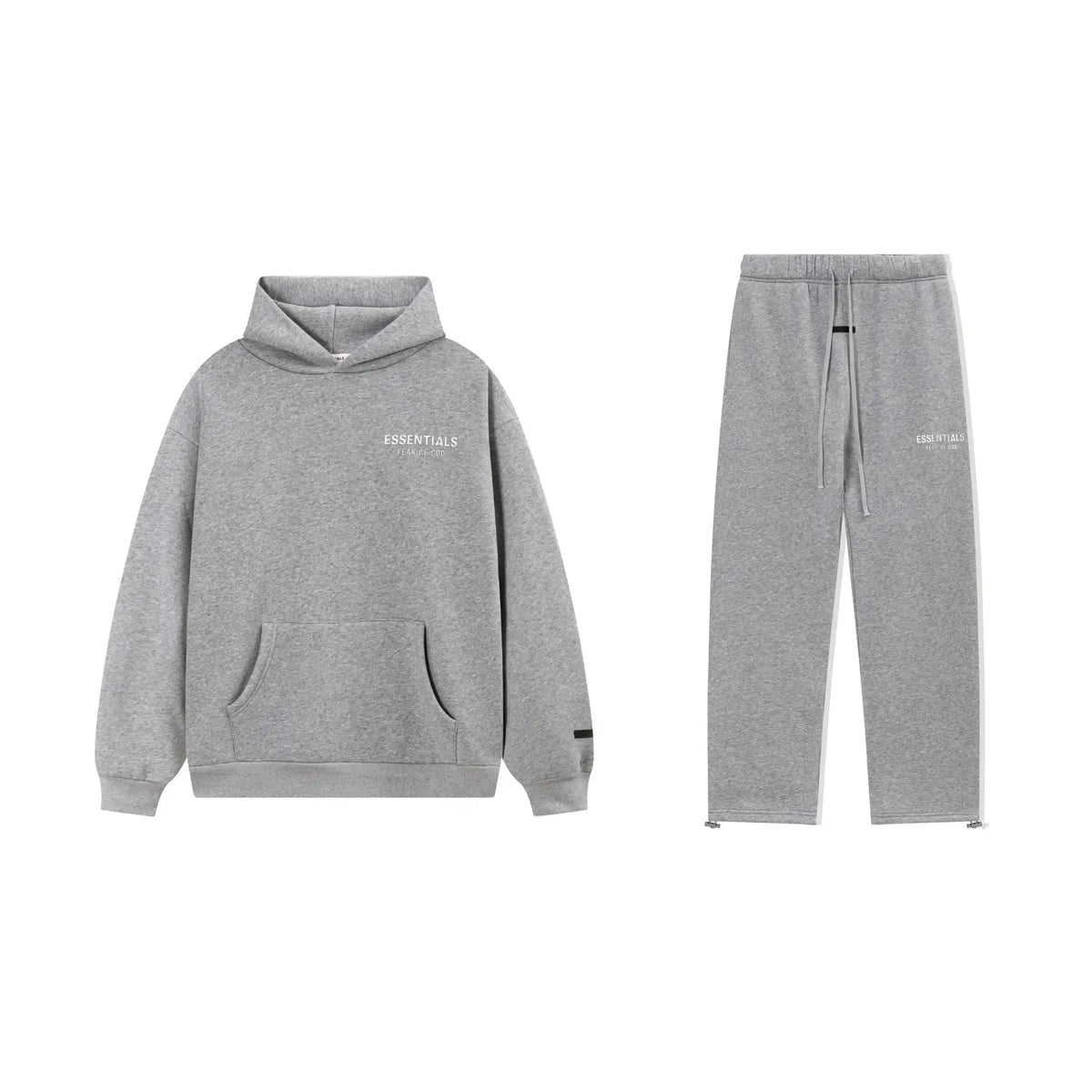 Cloudy Gray Essentials Tracksuit Pullover