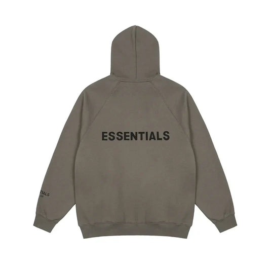 essentials sandstone zip hoodie soft fleece jacket casual