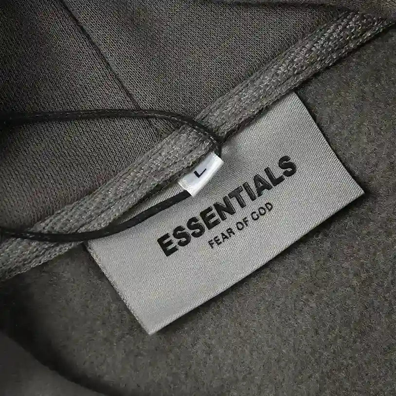 Fear of God ESSENTIALS FG Grey Hoodie