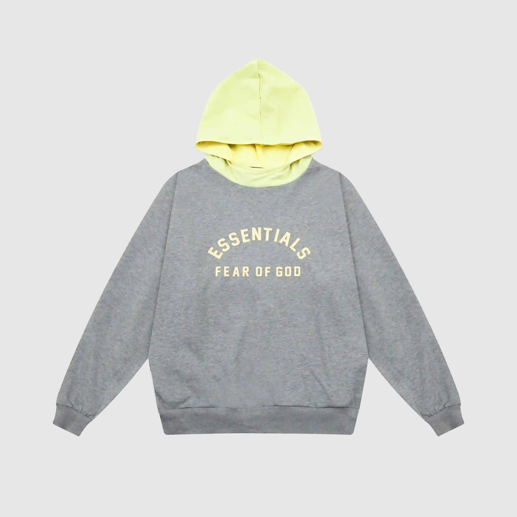 ESSENTIALS Clothing Dark Heather Oatmeal Hoodie