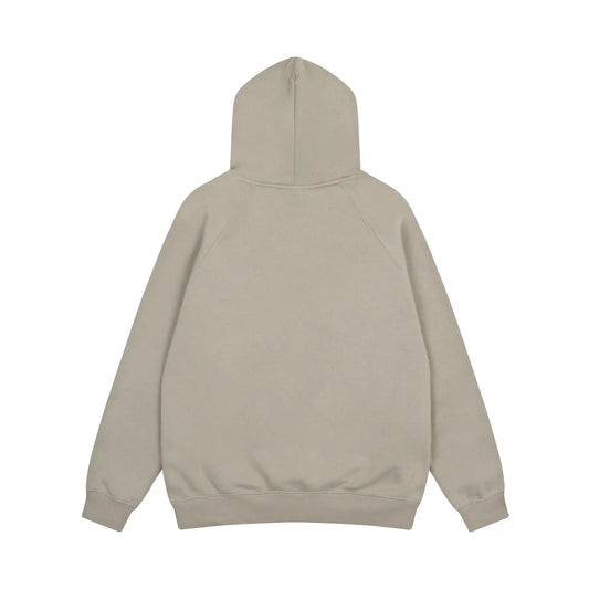 essentials heathered grey pullover hoodie soft fleece casual