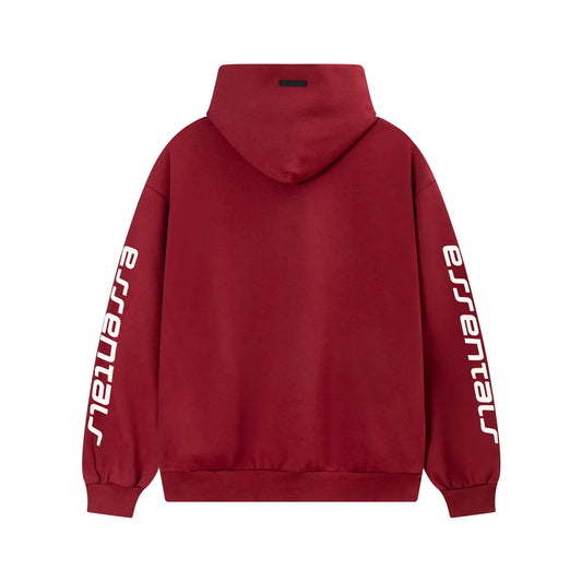 Fear of God ESSENTIALS Red Hoodie