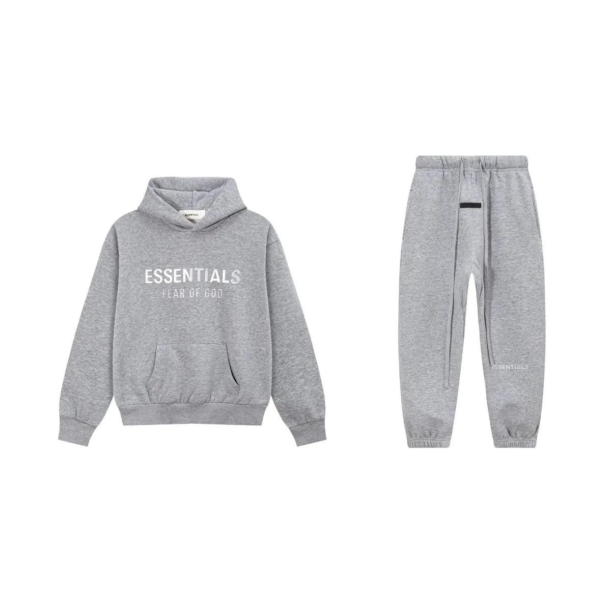 Cloudy Gray Essentials Tracksuit Pullover