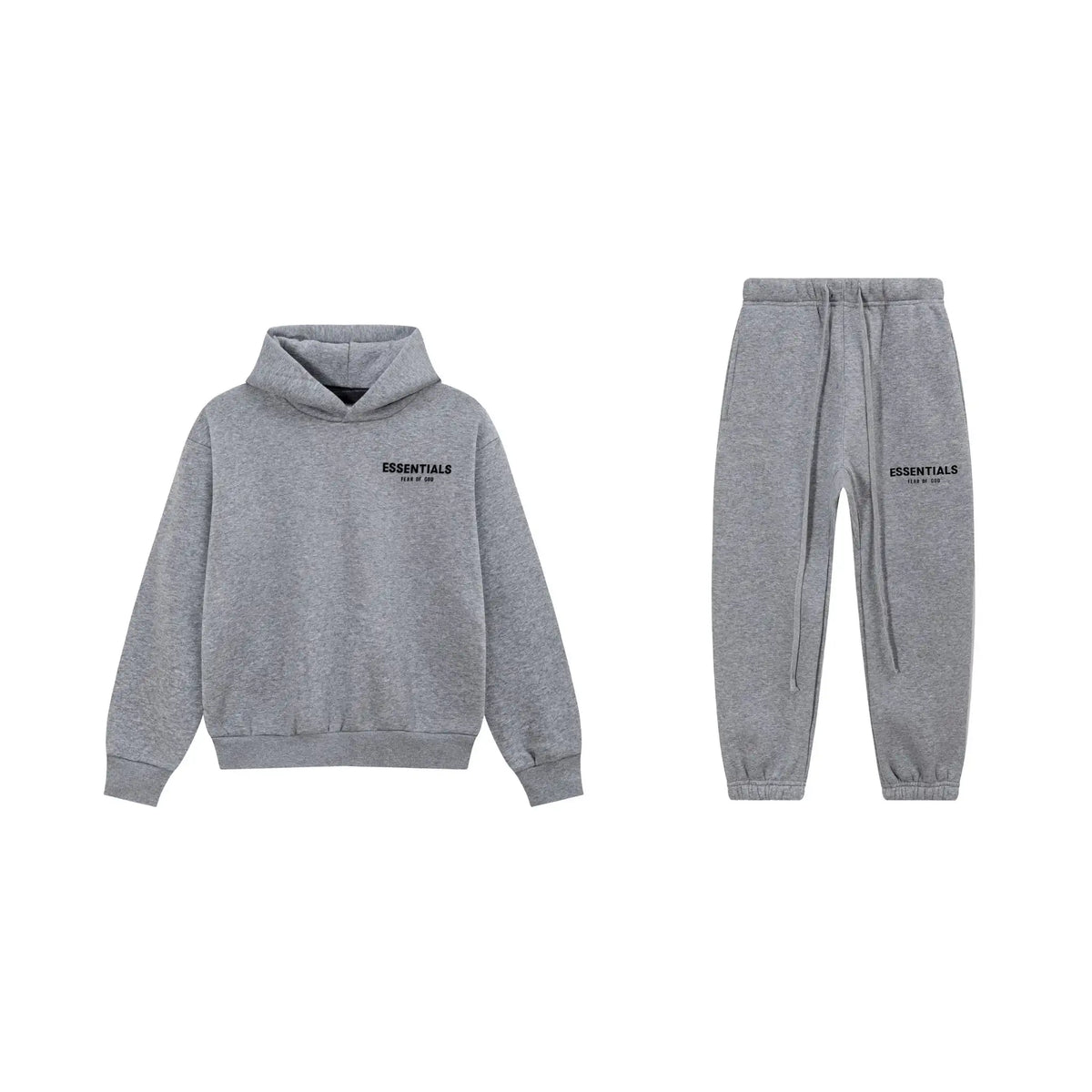 Cloudy Gray Essentials Tracksuit Pullover