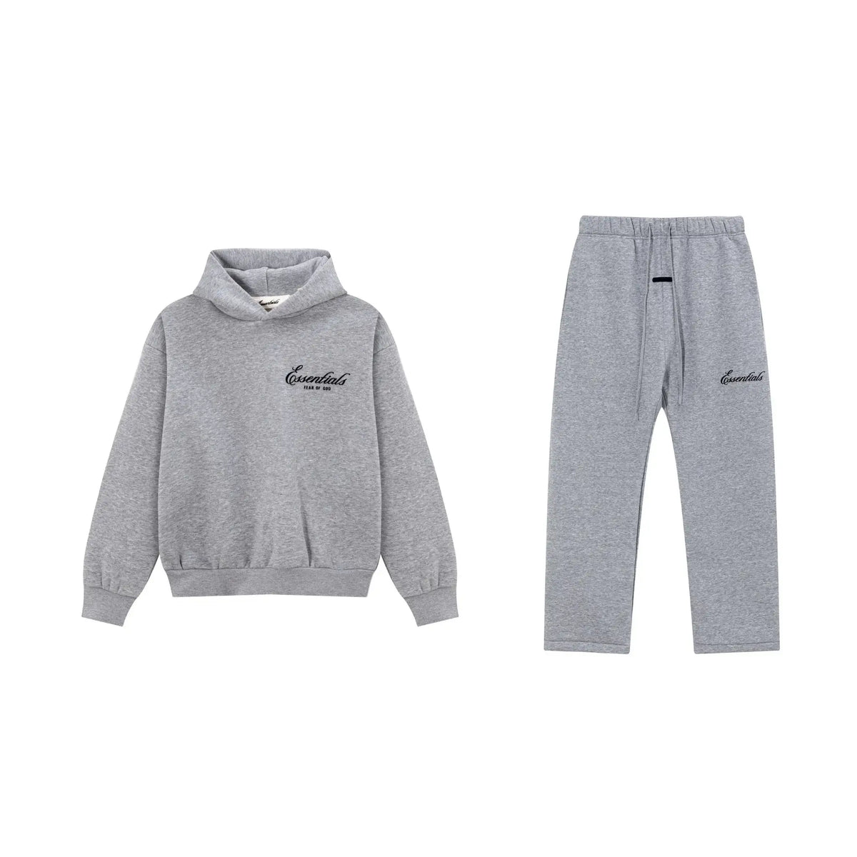Light Gray Essentials Tracksuit Pullover