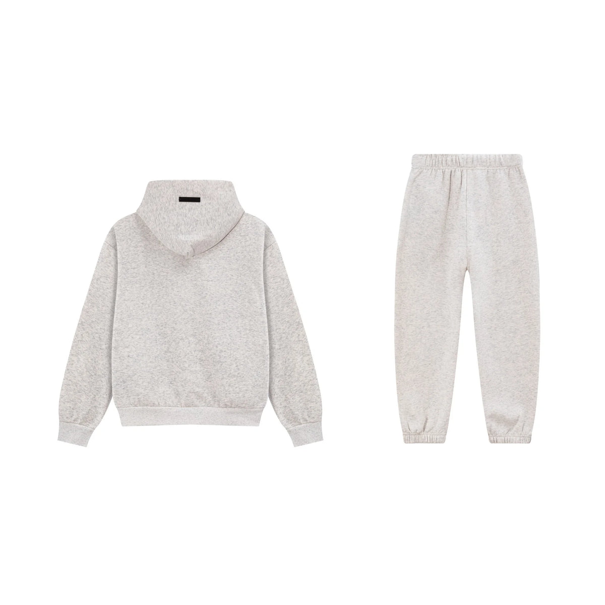 Light Heathered Oatmeal Essentials Tracksuit Pullover