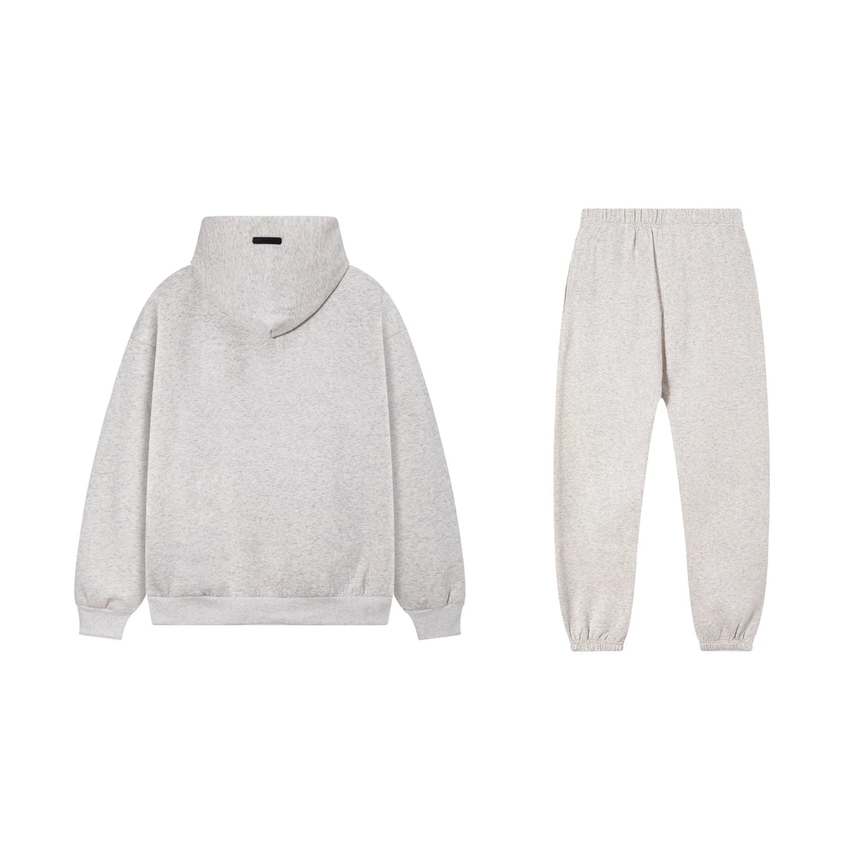 Light Heathered Oatmeal Essentials Tracksuit Pullover