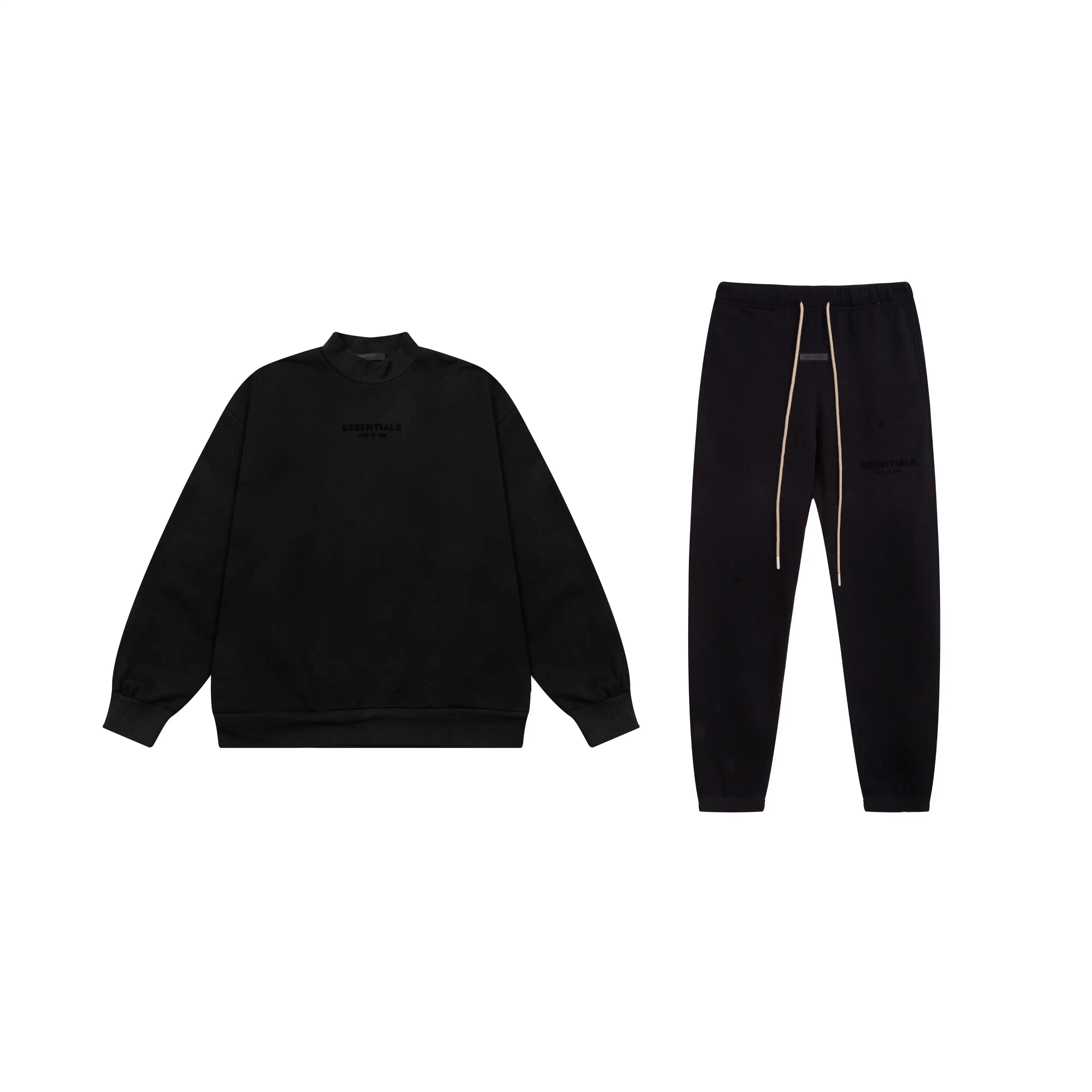 ESSENTIALS Clothing Black Tracksuit