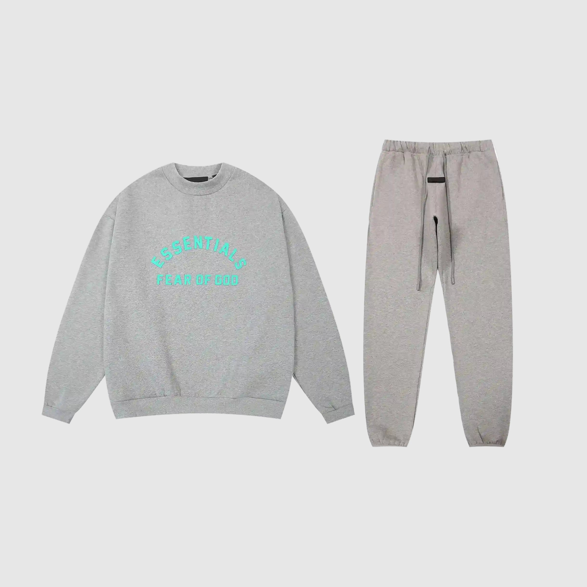 ESSENTIALS Clothing Dark Heather Oatmeal Tracksuit