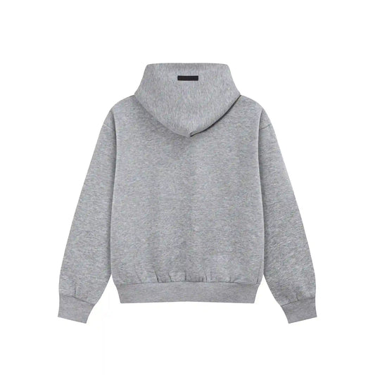 Fear of God Essentials Dark Heather Oatmeal Hoodie | Essentials Hoodie