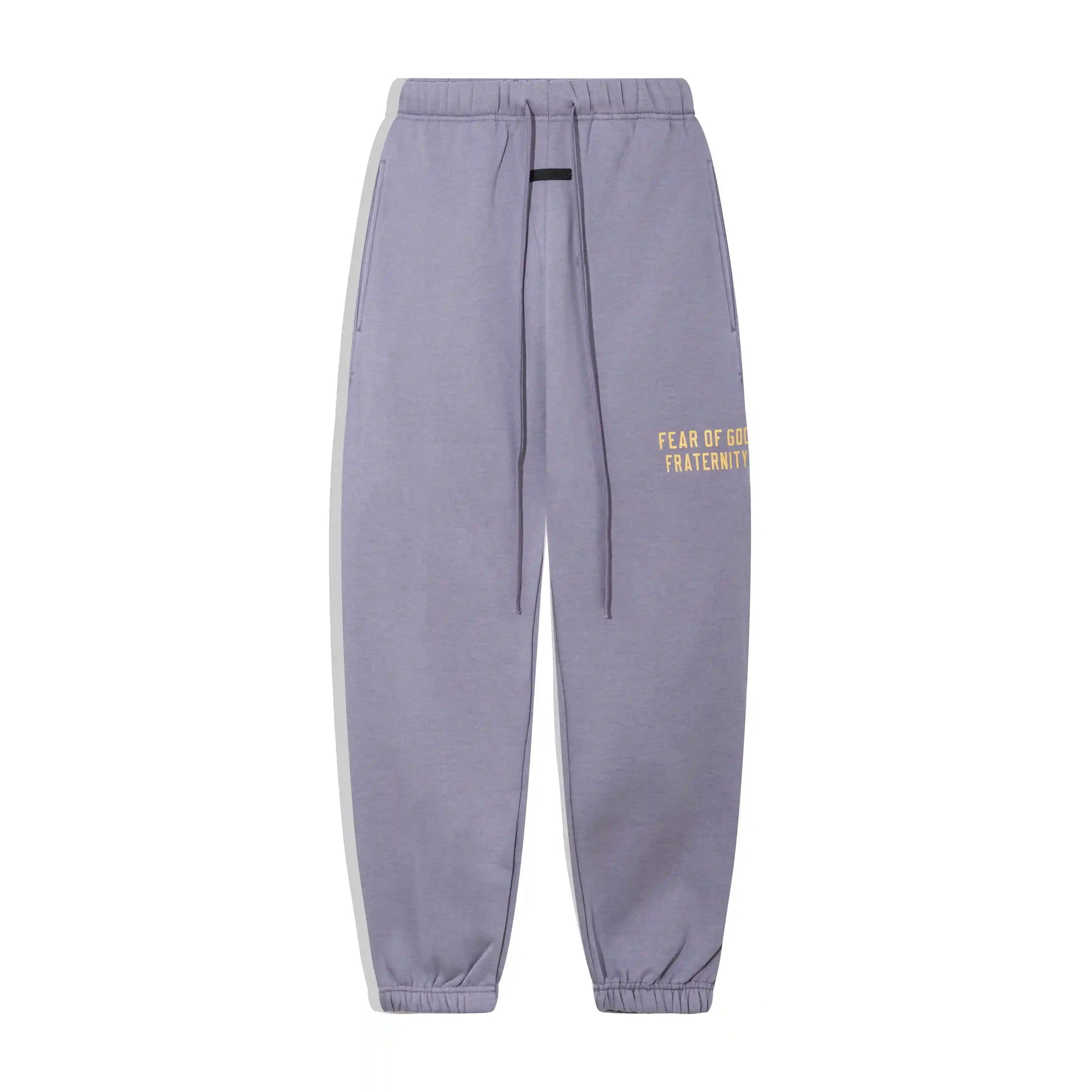 Essentials Pastel Purple Hoodie Set back view – Fear of God set