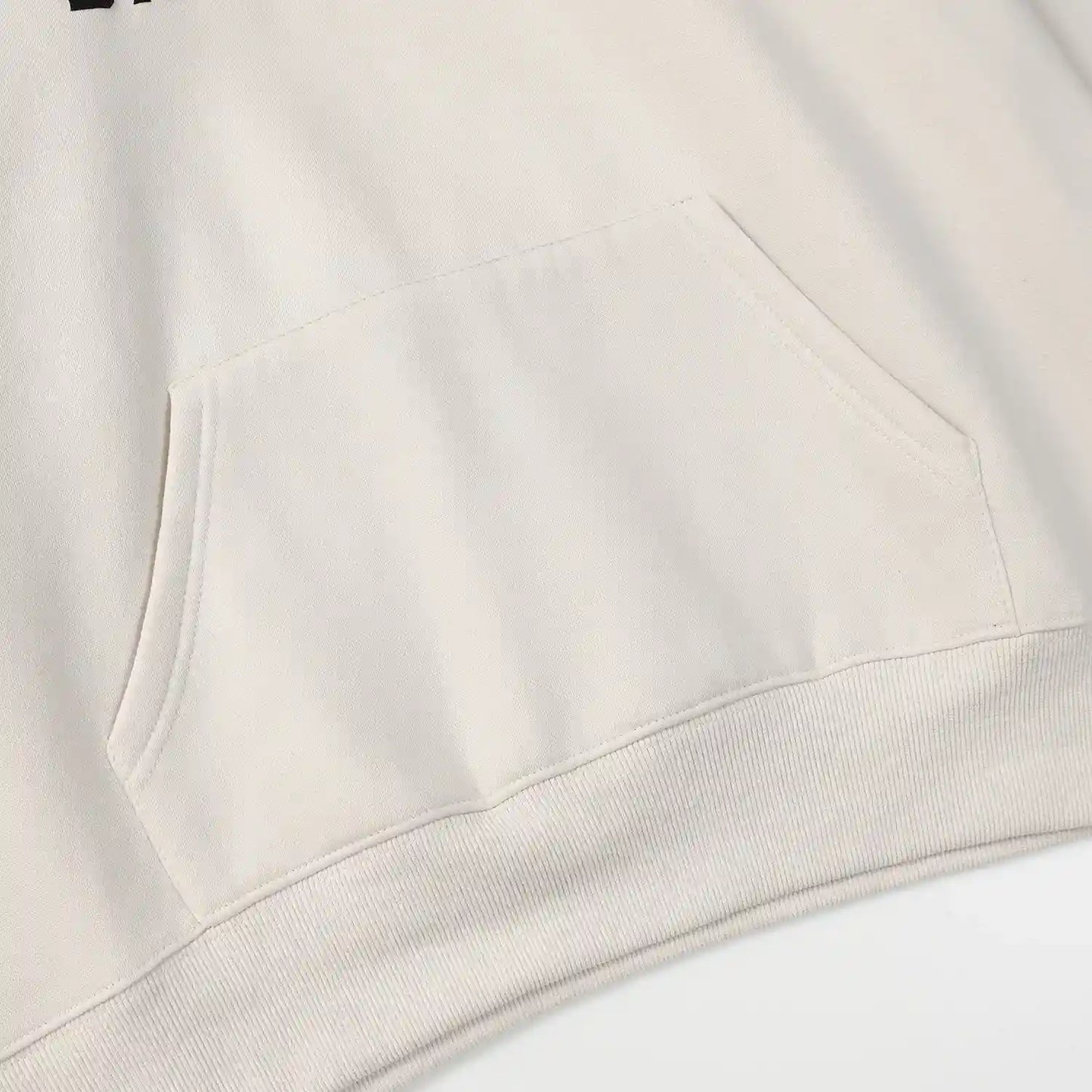 Fear of God ESSENTIALS Signature Baseball Ivory White Hoodie