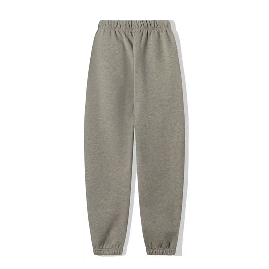 Essentials casual streetwear heathered grey sweatpants by Fear of God outfit