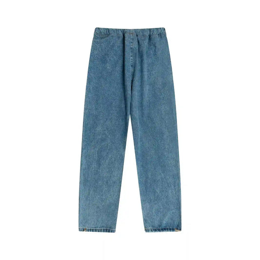 Denim blue pants by Fear of God casual streetwear fit