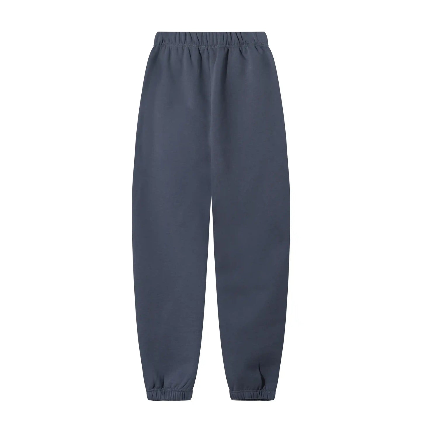 Fear of God Essentials blue tracksuit back view hoodie and joggers