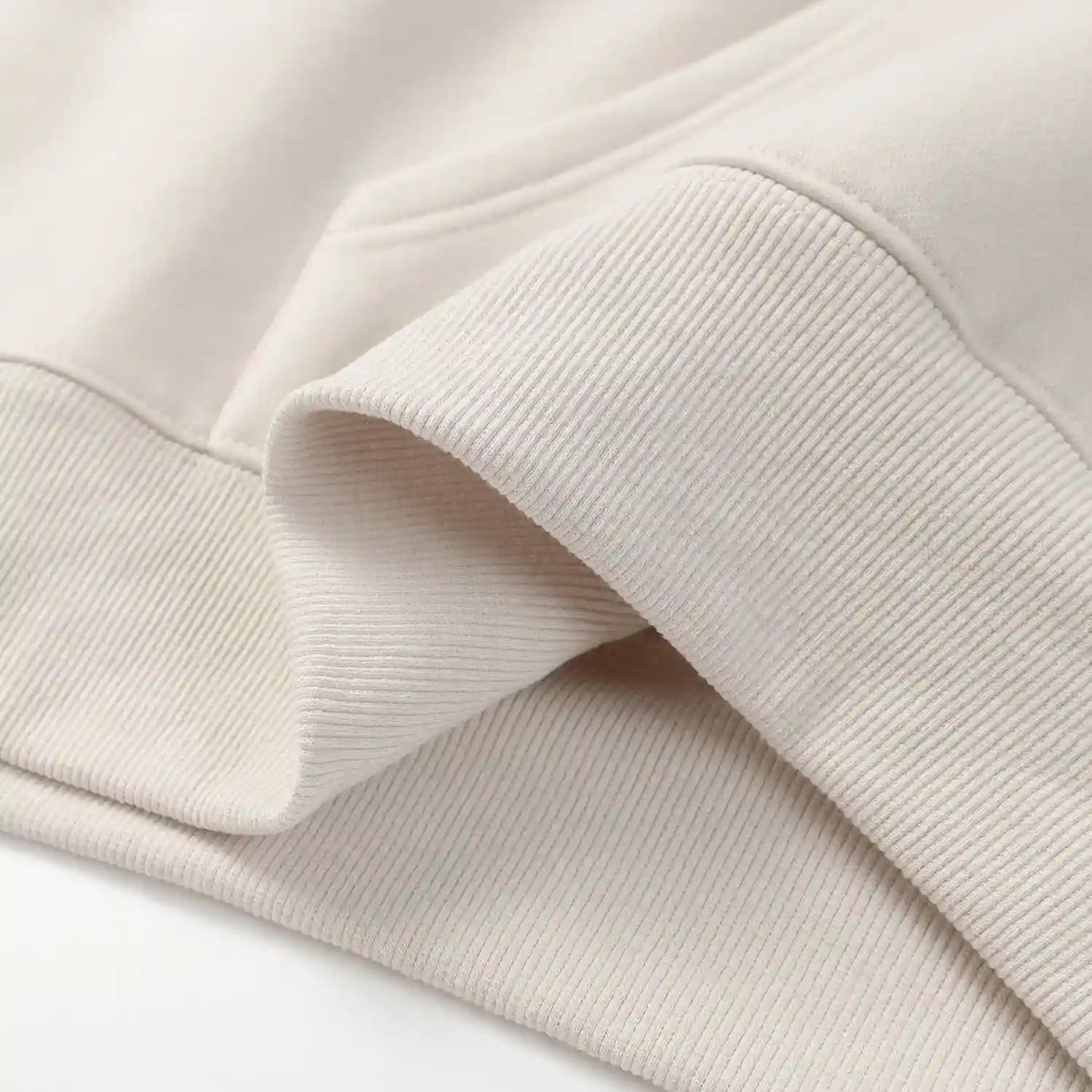 Fear of God ESSENTIALS Signature Baseball Ivory White Hoodie