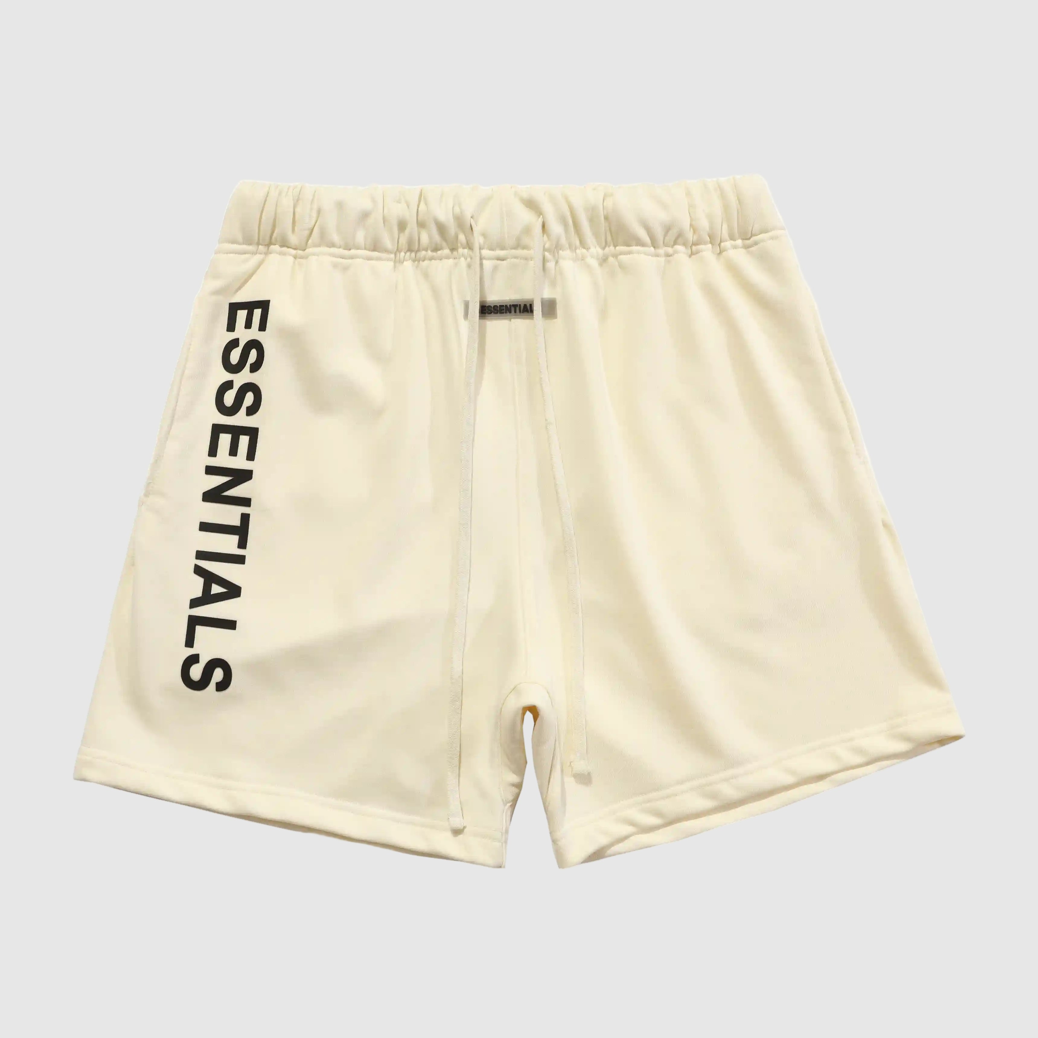 Essentials Clothing Light Cream Short