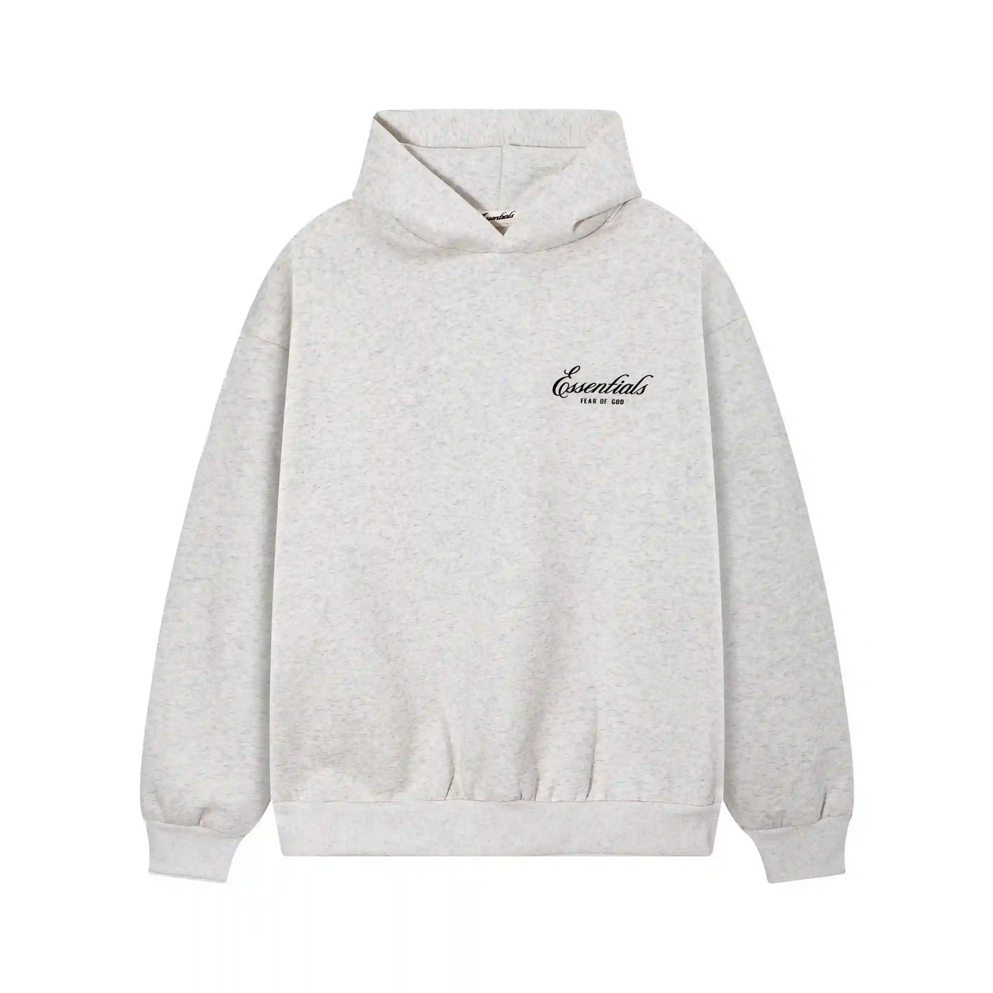 Fear of God Essentials Light Heathered Oatmeal Hoodie