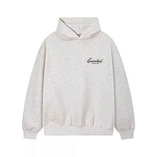 Fear of God Essentials Light Heathered Oatmeal Hoodie