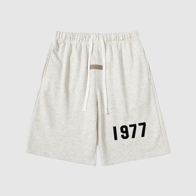 Essentials Clothing Light Heather Oatmeal Short