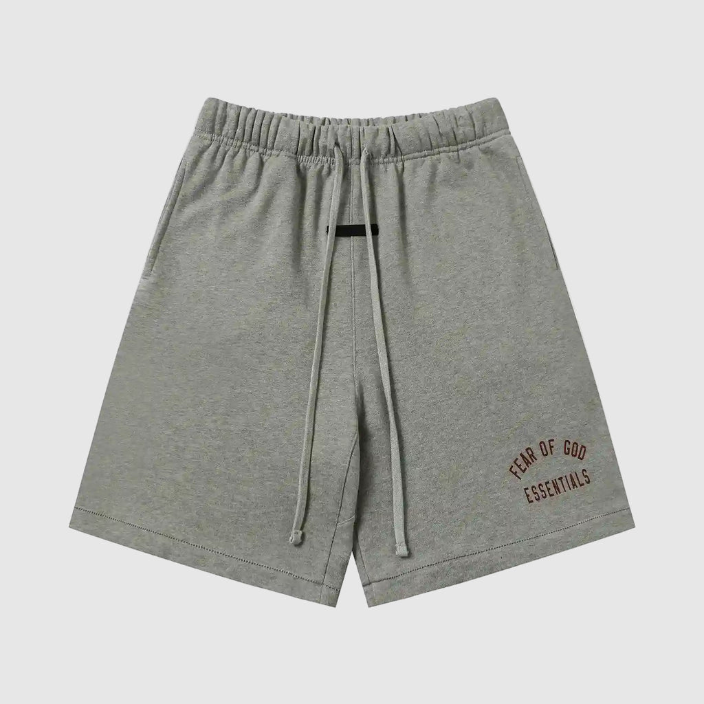 Essentials Clothing Dark Heather Oatmeal Short
