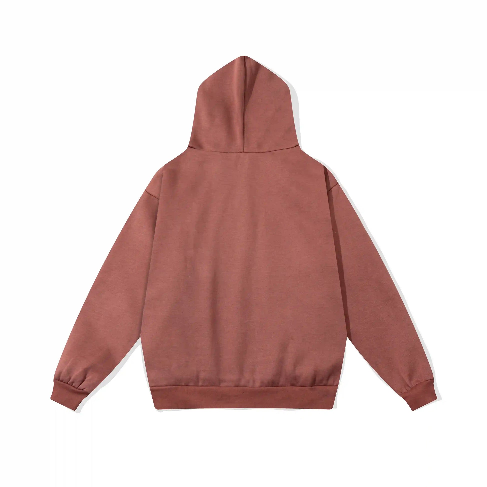 essentials dark chestnut hoodie soft fleece pullover casual