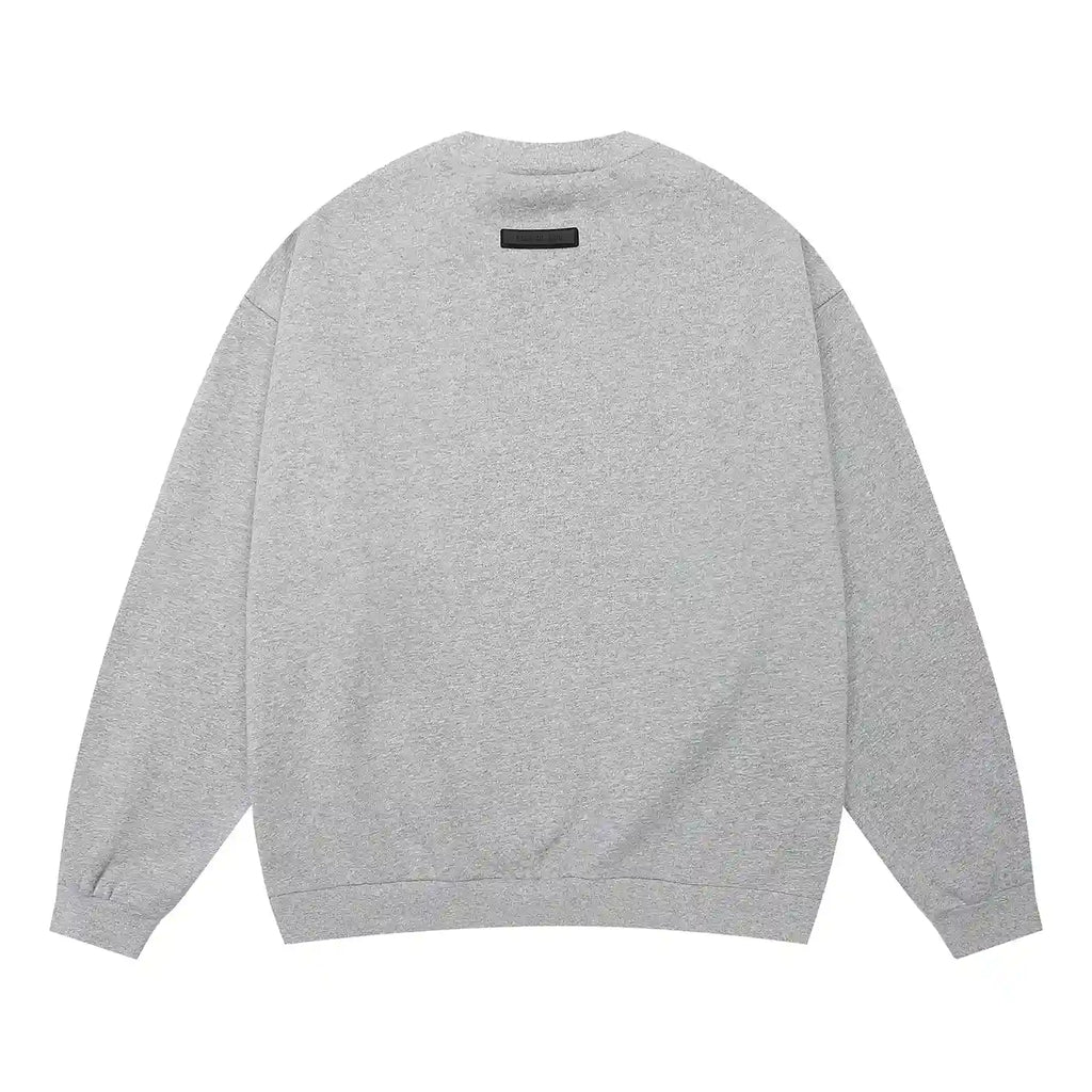1977 Essentials Clothing Dark Heather Oatmeal Sweatshirt Back