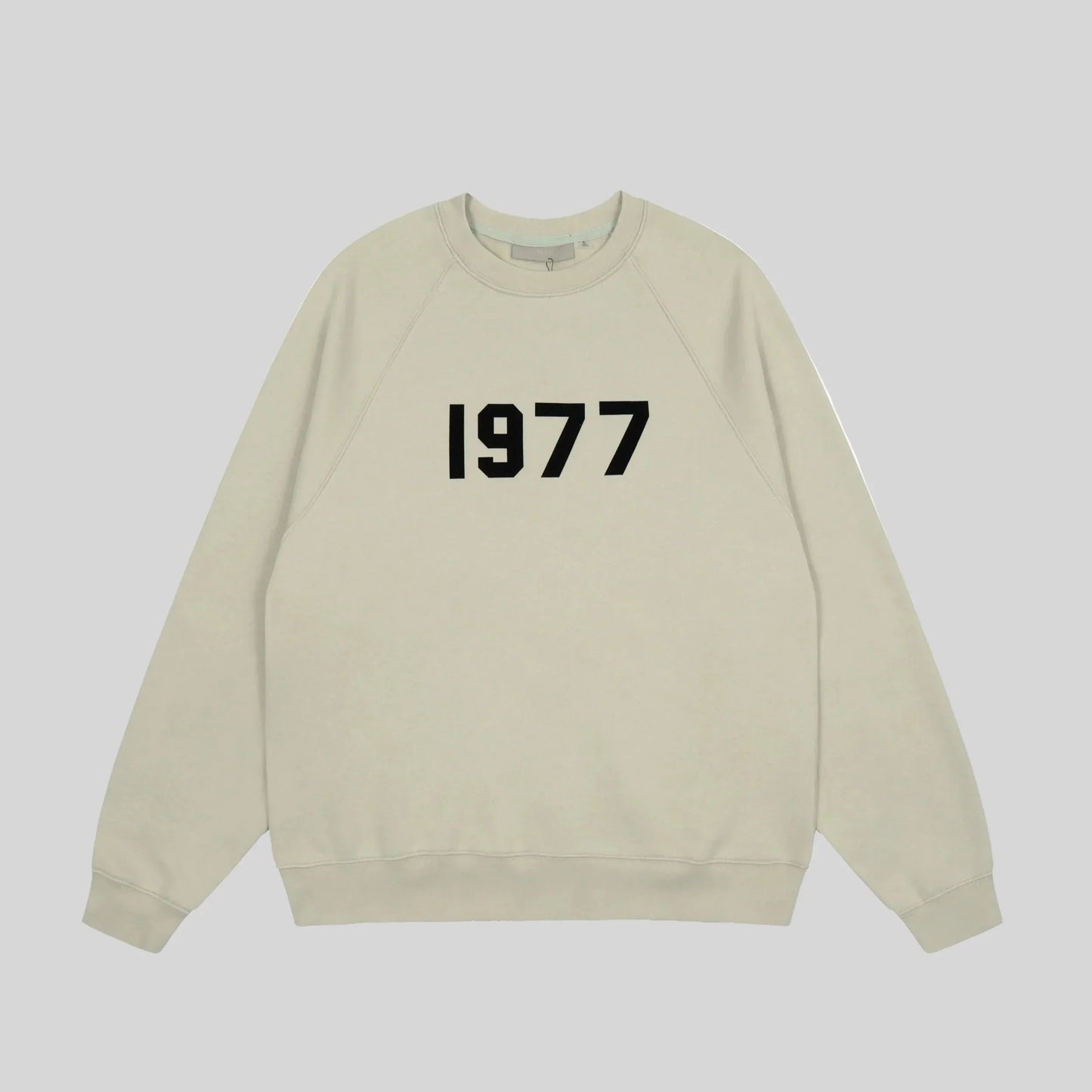 essentials pastel grey sweatshirt relaxed fit streetwear