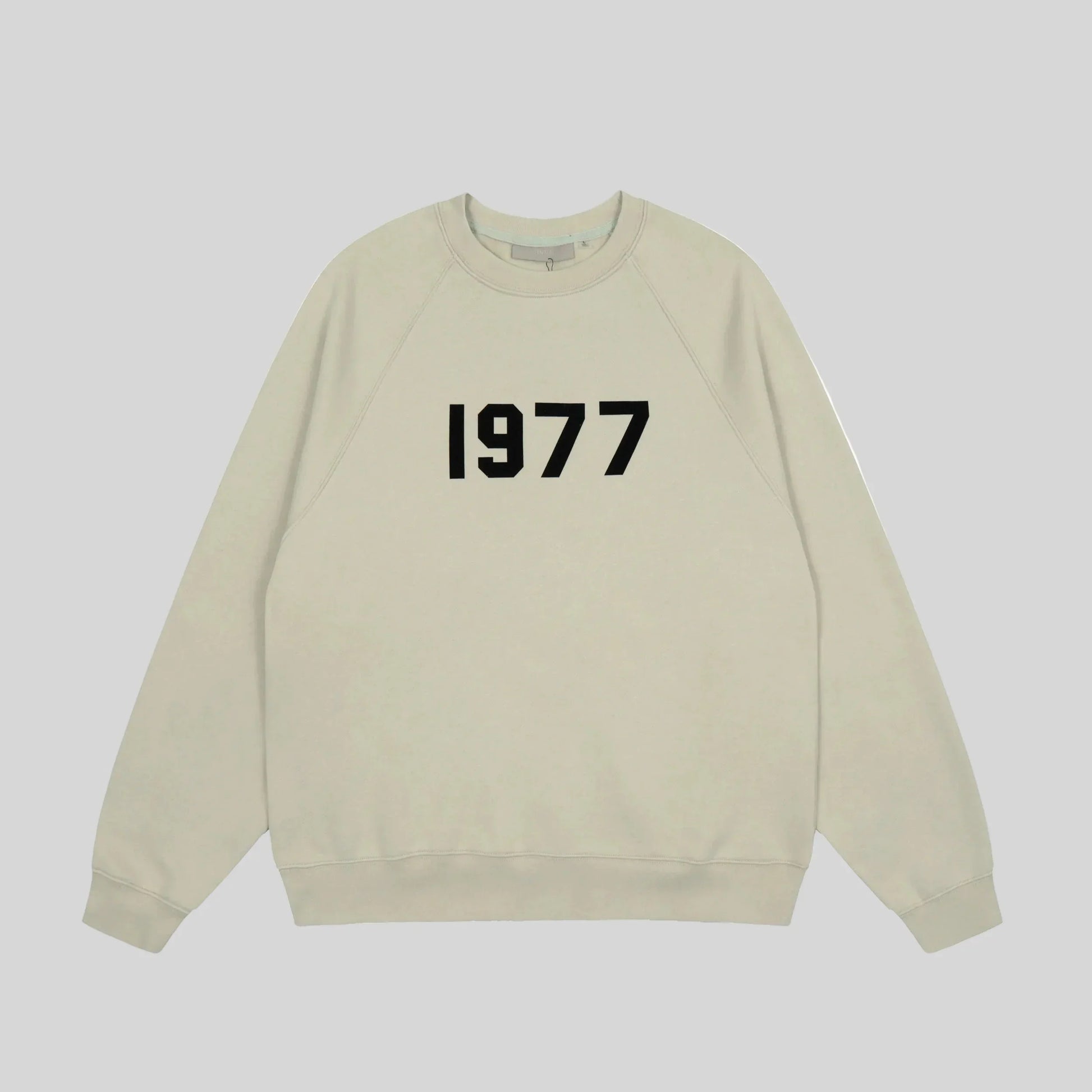 essentials pastel grey sweatshirt relaxed fit streetwear