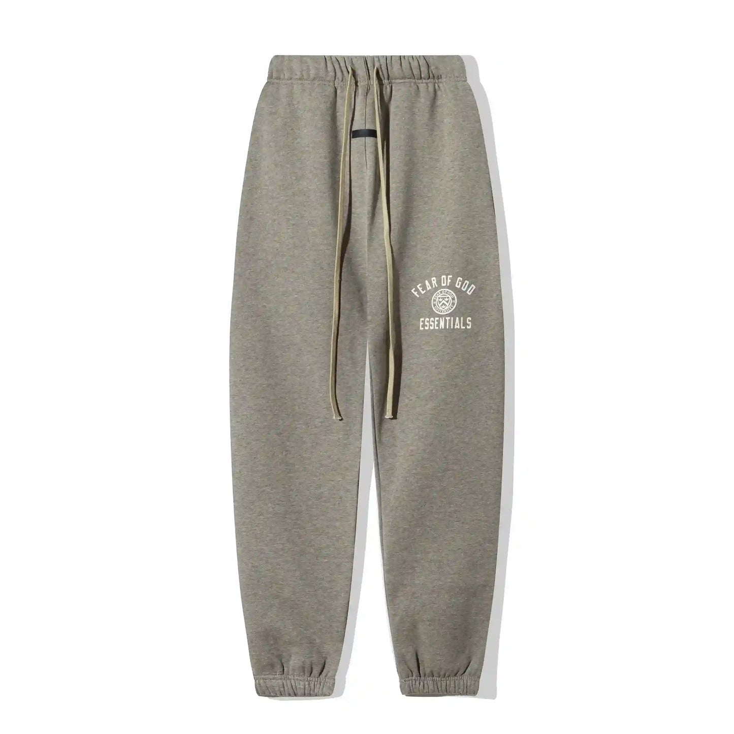 Fear of God Essentials heathered grey tracksuit full set relaxed fit
