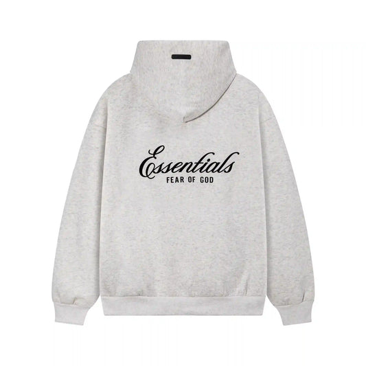 Fear of God Essentials Light Heathered Oatmeal Hoodie