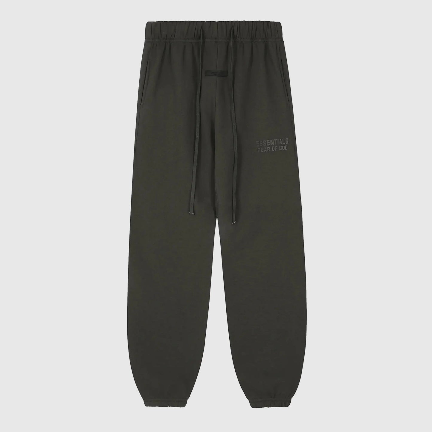 Premium fleece fabric detail on ink sweatpants by Fear of God